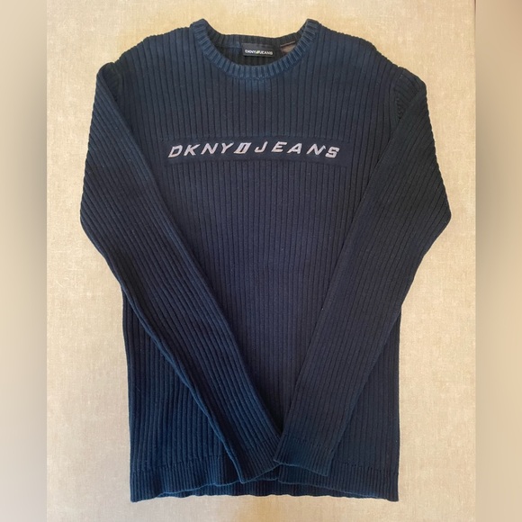 DKNY sweater size M navy blue - Picture 2 of 4